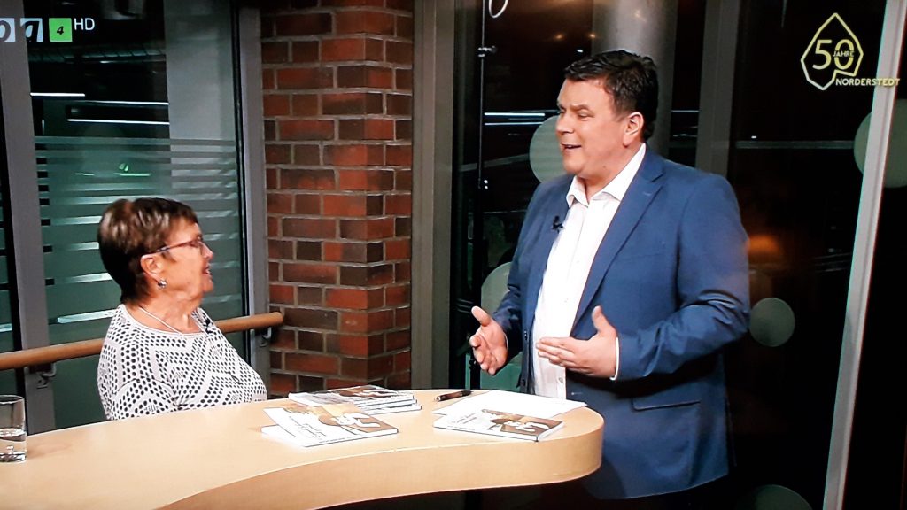 Ute Oswald im Interview beim TV-Sender "noa4" in Norderstedt 2020